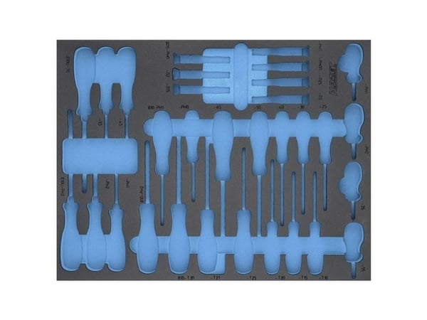 Hazet 163-524L 163-524L Vaahtomuovisisus (L x S) 519 mm x 392 mm