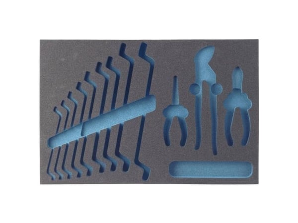 Hazet 163-59L 163-59L Vaahtomuovisisus (L x S) 519 mm x 342 mm