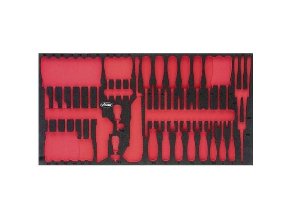 Vigor V5170-L, Skillesett, Svart, Rød, Skum, Vigor V5170, 393 mm, 563 mm