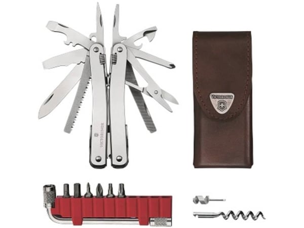 Victorinox Swiss Tool Spirit X Plus, Rustfritt stål, Lær, Rustfritt stål, 105 mm, 18 mm, 210 g