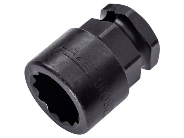 HAZET 900SZ6-19, Kraftpipe, Svart, 1 hoder, 1/2", Imperisk, 19 mm