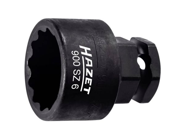 HAZET 900SZ6-21, Kraftpipe, Svart, 1 hoder, 1/2", Imperisk, 12.5 mm