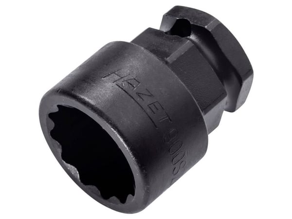 HAZET 900SZ6-22, Kraftpipe, Svart, 1 hoder, 1/2", Imperisk, 22 mm