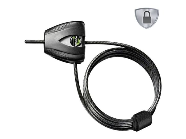 MASTER LOCK 8417EURDPRO, Kabellås, Svart, Stål, Vinyl, Vinyl, Stål, 1800 mm