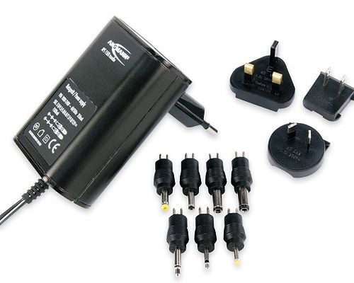 Ansmann APS 1500 Traveler - 3-12V universal strømforsyning for strøm til mange små elektriske enheter. Spenningsstabilisert og kortslutningssikker ...