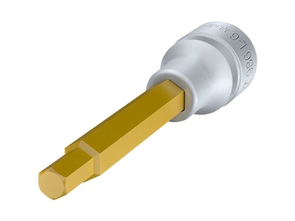 HAZET 986L-6, Stikkontakt, 1/2", Metrisk, 1 hoder, 2,3 cm, 100 mm