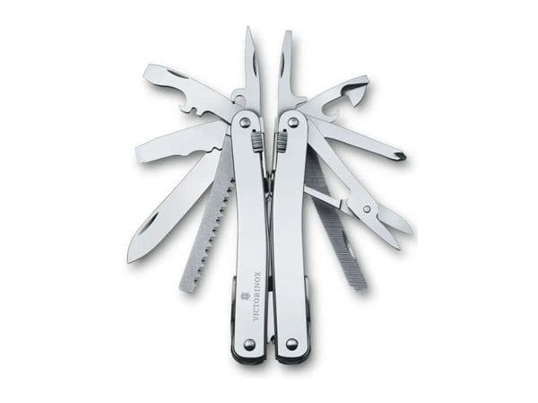 Victorinox Swiss Tool Spirit X Plus, Rustfritt stål, Lær, Rustfritt stål, 105 mm, 18 mm, 210 g
