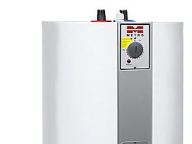 METRO THERM Vandvarmer, el 30 ltr. 3,6 kW/400 V.Rør op. HxBxD 525x460x345 mm.