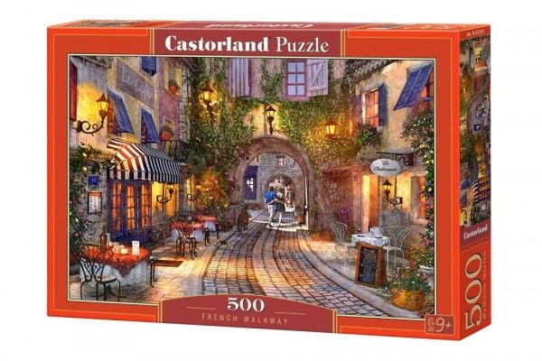 Castorland French Walkway 500 pcs, 500 stykker, By, 9 år