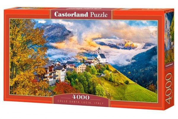 Castorland Colle Santa Lucia, Italy 4000 pcs, 4000 stykker, Landskap, 9 år