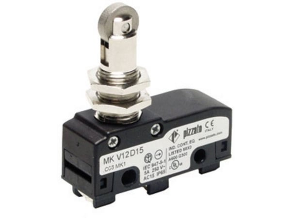 Pizzato Elettrica MKV11D15 Mikrokytkin MKV11D15 250 V/AC 6 A IP40 Painike 10 kpl
