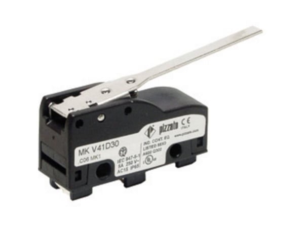 Elektrisk mat Mikrokontakt MKV11D30 250 V/AC 6 A IP40 Tastende 10 st