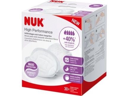 NUK High Performance ammeinnlegg - 30 stk 252134 Nuk