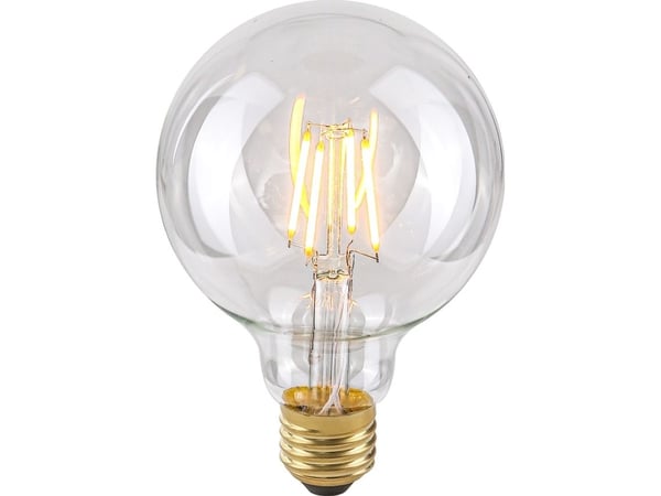 Italux gjennomsiktig pære Edison E27 4W varm/kald hvit LED 801404