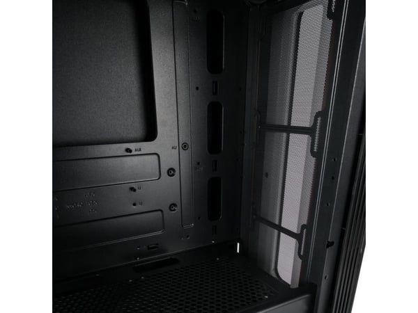 Kolink Nimbus, Midi Tower, PC, Sort, ATX, Micro ATX, Mini-ITX, Plast, Stål, Herdet glass, Multi