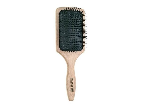 Beter Cushion Brush, Ball-Tip Bristles, Oak Wood Collection