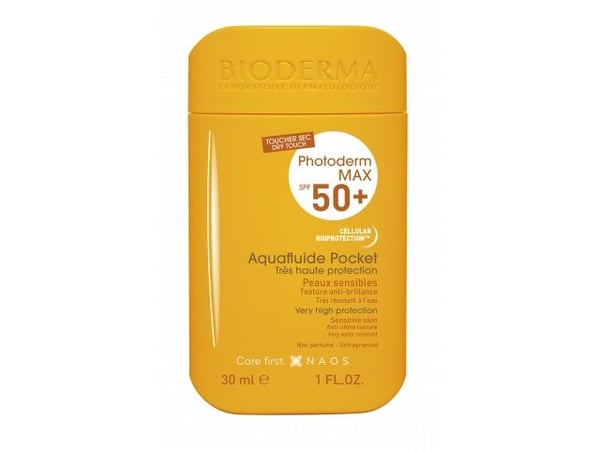 Matting skin fluid for tanning SPF 50+ Photoderm Max ( Aqua fluide Pocket) 30 ml