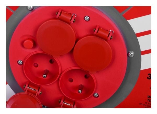 Vertex elektrisk sladdvinda/förlängare 25 m 3x2,5 mm PB25METAL svart