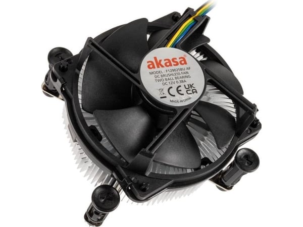 Akasa - Prosessorkjøler - (for: LGA1700) - aluminium med kobberkjerne - 90 mm