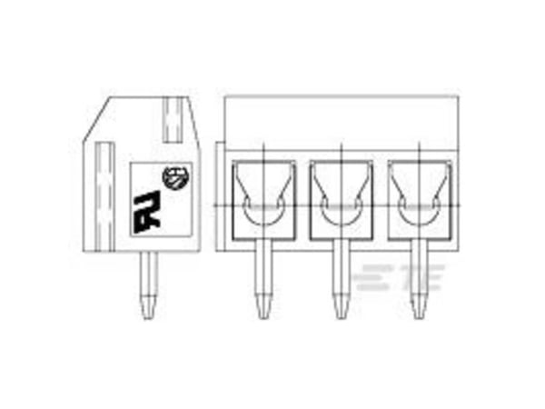 TE Connectivity Eurostyle Terminal BlocksEurostyle Terminal Blocks 1776266-8 AMP
