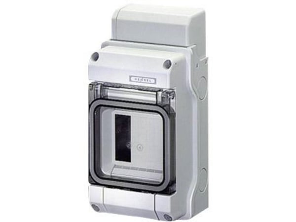 Hensel 1659654 KV 9103 Pieni jakotukki Pinta-asennettava Jakojakojen lukumäärä = 3 Rivien lukumäärä = 1 Sisältö 1 kpl