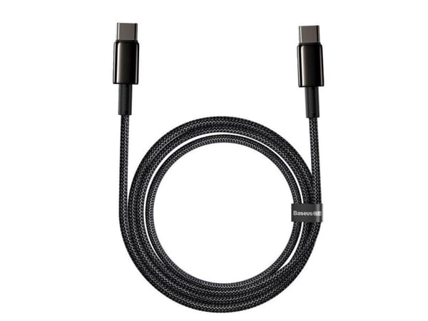 Baseus 6953156232068, 2 m, USB C, USB C, USB 2.0, 480 Mbit/s, Svart