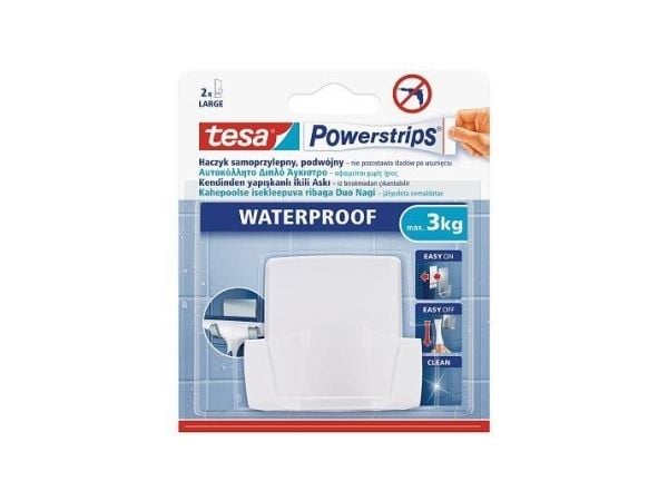 TESA 59704, Vit, Plast, 1 styck