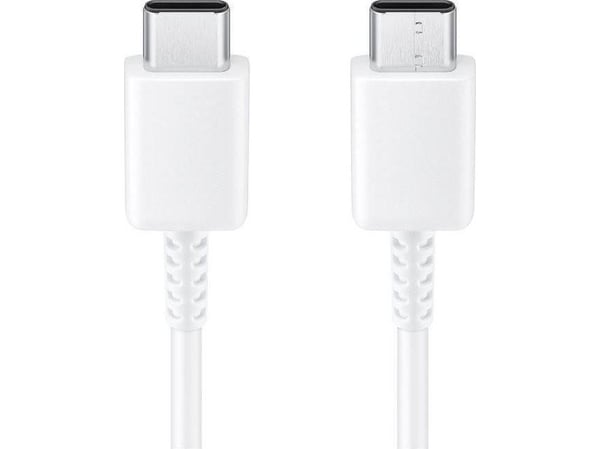 Samsung GP-TOU021RFC - USB-kabel - USB-C (hann) til USB-C (hann) - 1.8 m - USB Power Delivery (3A, 25W) - hvit