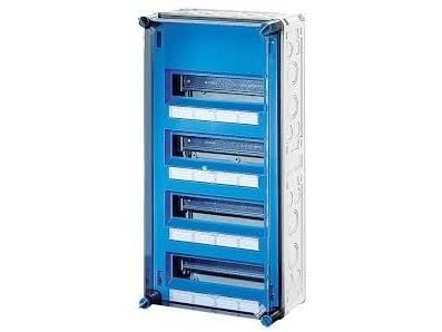 Din-Skinnekasse Mi1448 48 Modul (4x12 Modul) M/PE+N IP65
