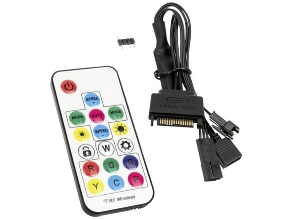 Kolink Inspire L1 ARGB, Universal, RGB-kontroller, Flerfarget, 5 V, 0,36 m, 360 mm