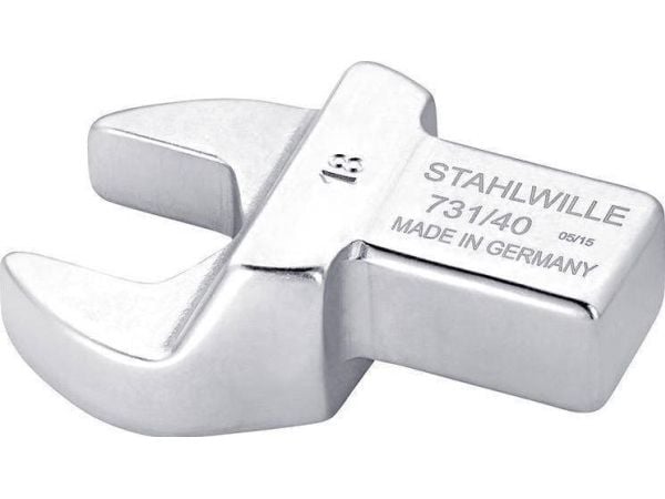 STAHLWILLE 731/40 19, Torque wrench end fitting, Krom, 19 mm, 1 stykker