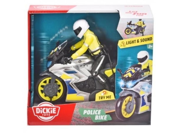 Dickie politimotorsykkel 17 cm