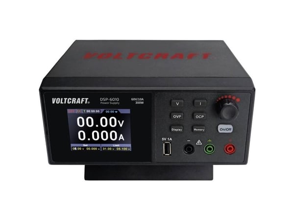 VOLTCRAFT DSP-6010 Laboratorioteholähde, säädettävä 0 - 60 V 0 - 10 A 300 W USB-orjatoiminto Lähtöjen lukumäärä 1 x (VC-12230435)