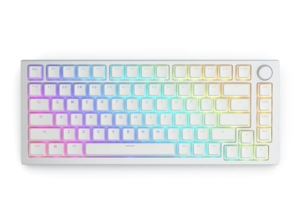 Glorious PC Gaming Race Aura V2, Tastaturtaster, Polybutylentereftalat (PBT), Hvit