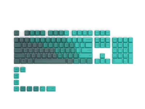 Glorious PC Gaming Race GPBT, Tastaturtaster, Polybutylentereftalat (PBT), Bensinfarge, Teal