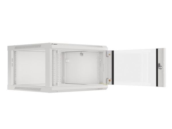 Lanberg - Rack skap - veggmonterbar - grå, RAL 7035 - 6U - 19"