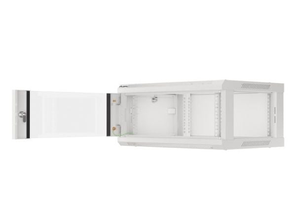 Lanberg - Rack skap - veggmonterbar - grå, RAL 7035 - 4U - 19"