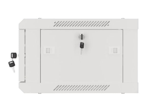 Lanberg - Rack skap - veggmonterbar - grå, RAL 7035 - 4U - 19"