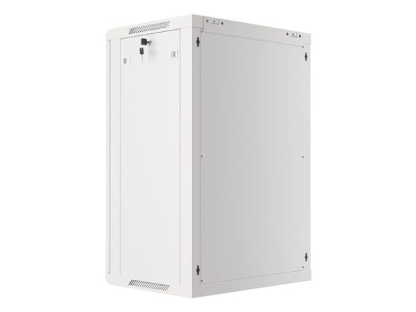 Lanberg - Rack skap - veggmonterbar - grå, RAL 7035 - 18U - 19"