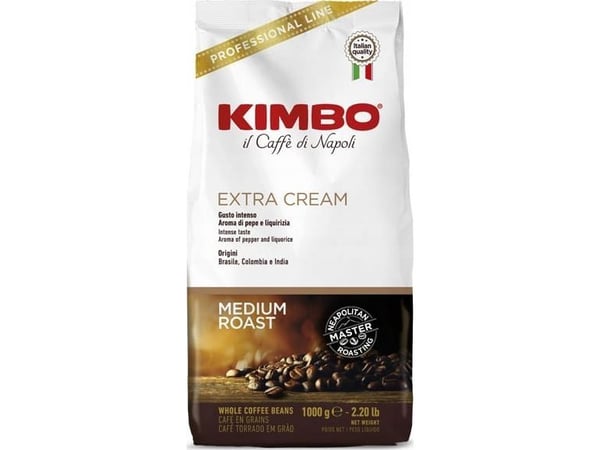 Kimbo Extra Cremeas kahvipavut 1kg
