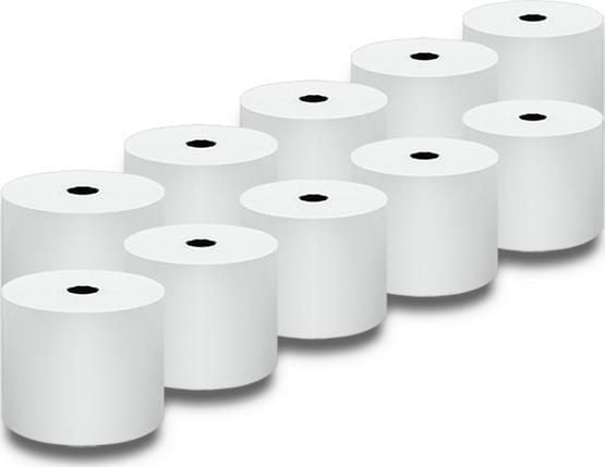 Qoltec - Vit - Roll (5.7 cm x 60 m) - 55 g/m² - 10 rulle (rullar) termiskt papper