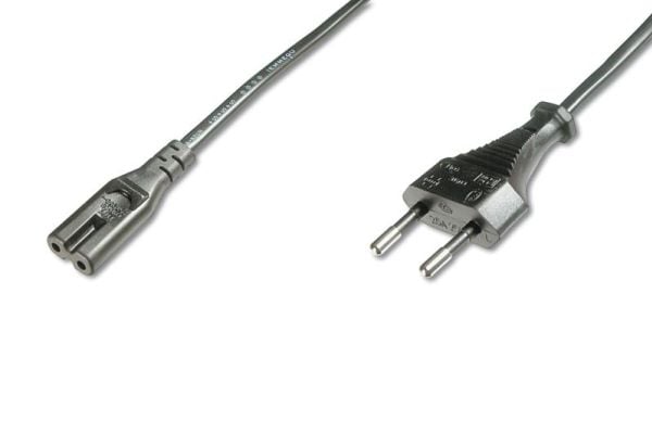 Bixolon ASSMANN strømkabel IEC 60320 C7 til Eurostecker (M) 250 V 1,8 m svart (FIG8EURO)