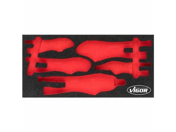 Vigor V5004-L, Jakajasarja, Musta, Punainen, Vaahto, Vigor V5004, 393 mm, 188 mm