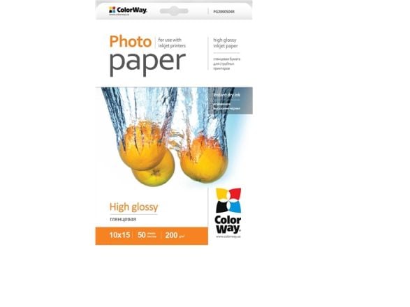 ColorWay - Blank - 100 x 150 mm - 200 g/m² - 50 ark fotopapper