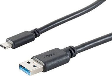 S-Conn 77141-1.8, 1,8 m, USB C, USB A, USB 3.2 Gen 1 (3.1 Gen 1), Sort