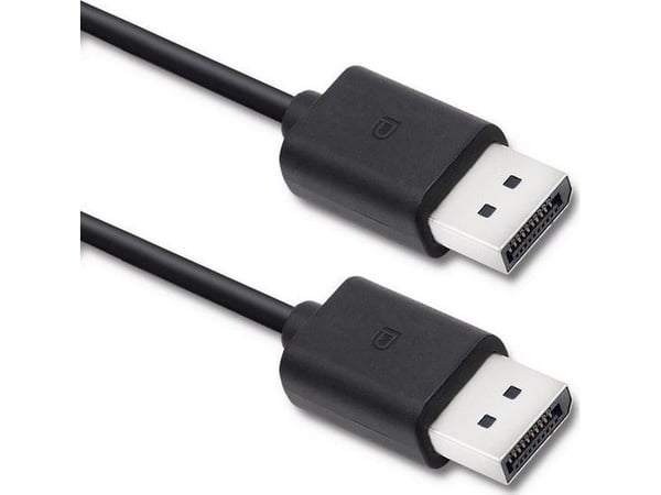 Qoltec - DisplayPort-kabel - DisplayPort (hann) til DisplayPort (hann) - DisplayPort 1.2 - 1.8 m - svart