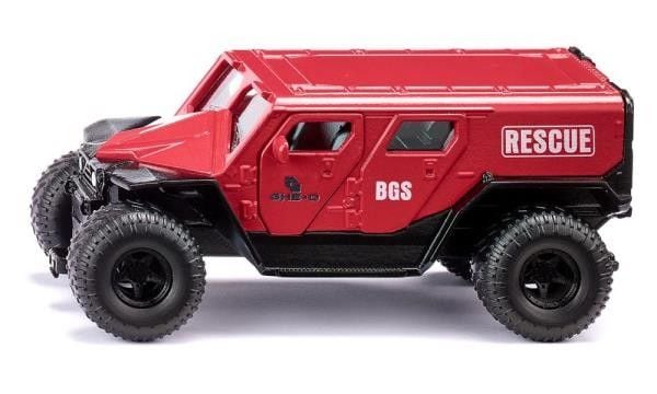 Siku 2307, Tilhengerfraktmodell, Monteringssett, 1:50, GHE-O Rescue, Metall, Plast, 3 år