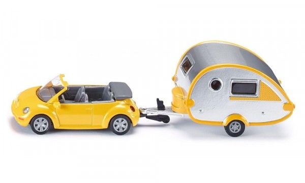 Siku Car With Trailer Caravan