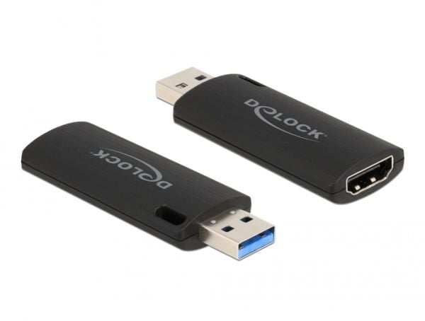 Delock - Videofångstadapter - USB 2.0 - svart