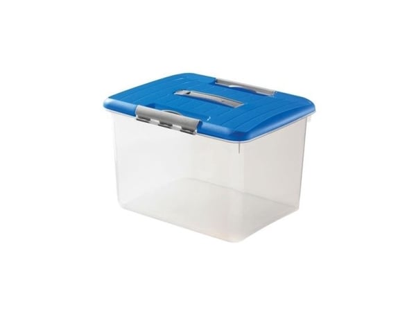 Curver Optima Box Blue 30L med håndtak
